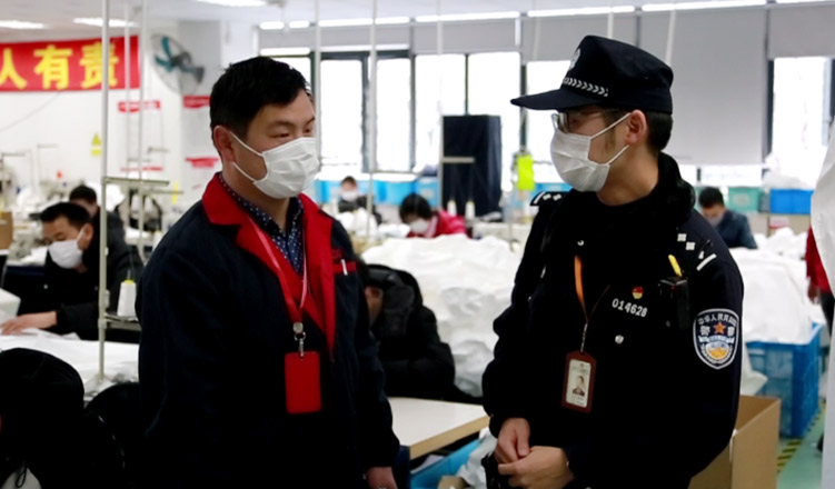 滬警方主動對接我司，保障誠格一次性防護(hù)服安全生產(chǎn)